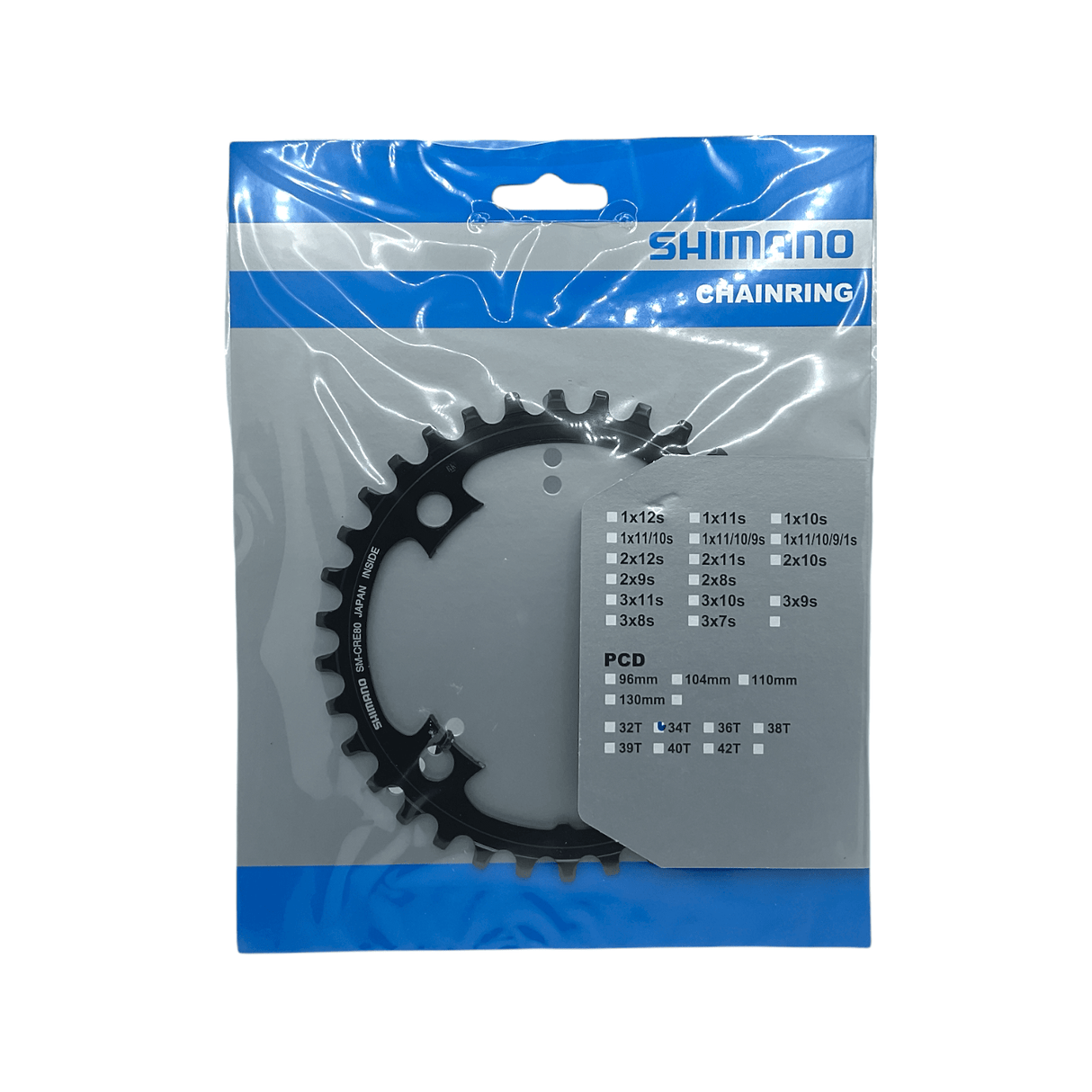 Shimano STEPS SM-CRE80 chainring; 34T