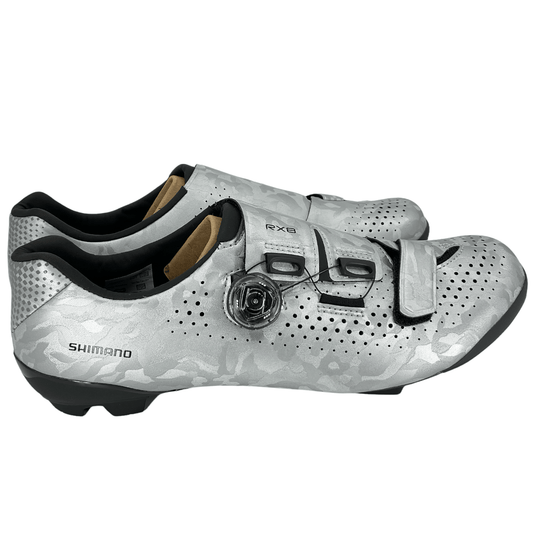 Shimano RX8 SPD Shoes, size 45, Silver (Customer return)