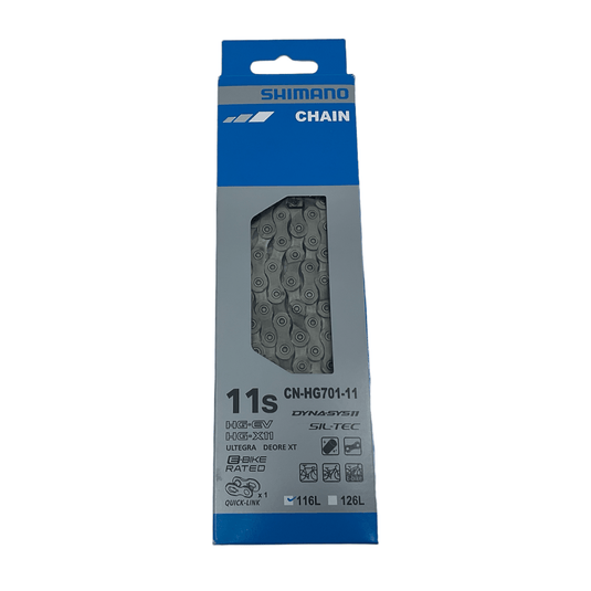 Shimano CN-HG701 Ultegra  / XT M8000 chain with quick link; 11-speed; 116L; SIL-TEC