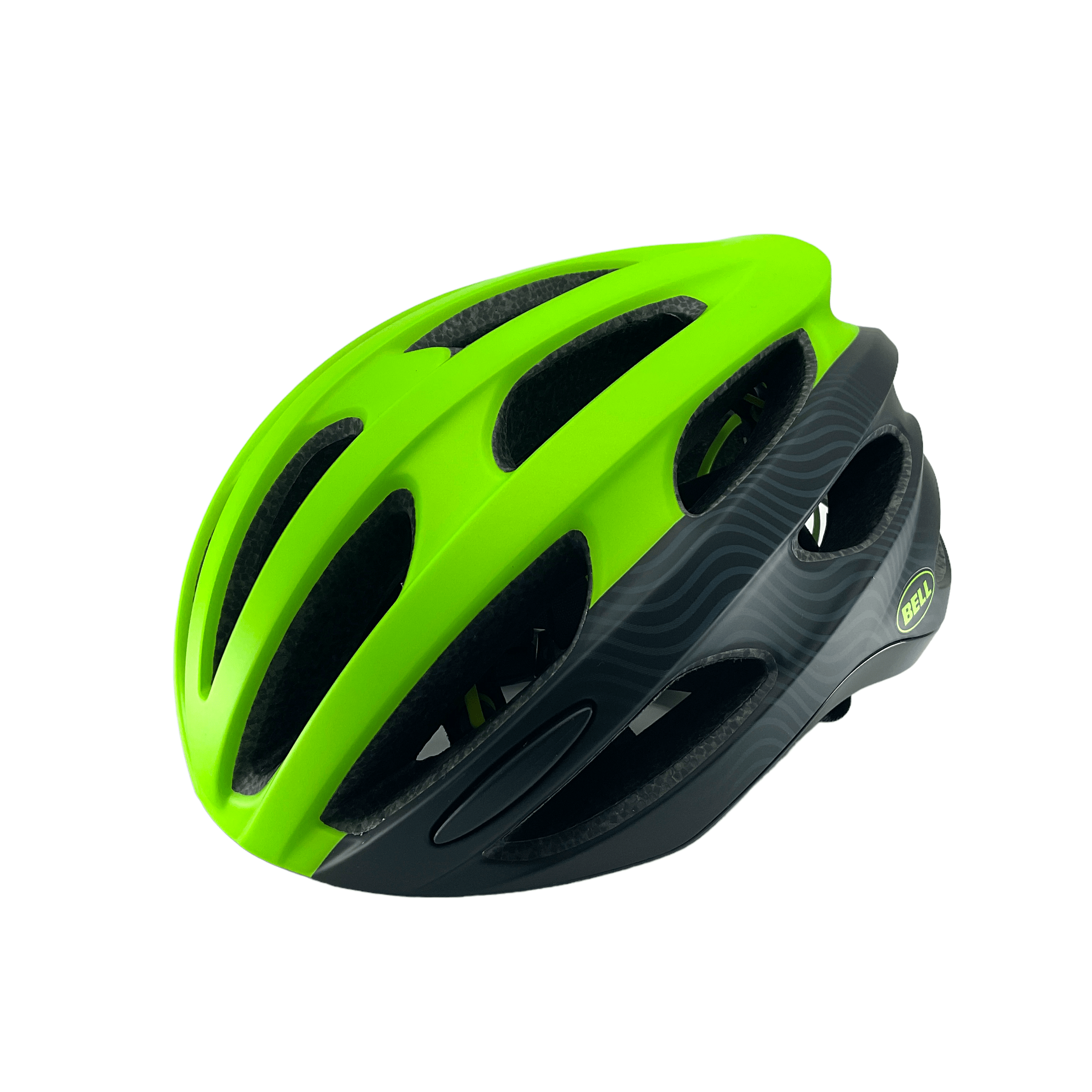 Bell Formula Black & Hi-Viz Green 2019 Tsunami Cycling Helmet - MIPS Technology - Small