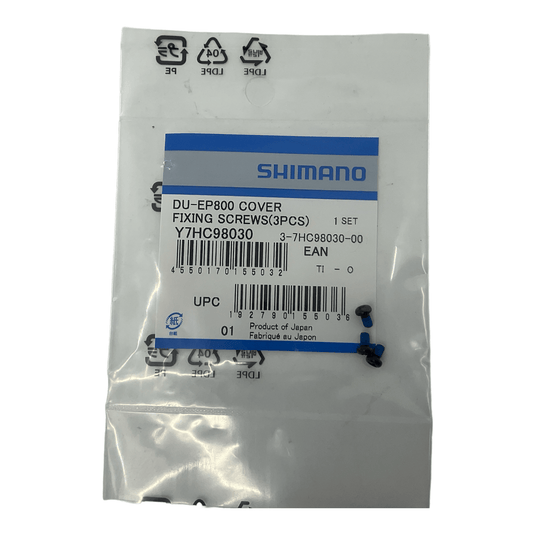 Shimano Spares DU-EP800 Cover Fixing Screws - Pack Of 3 - 7HC 9803