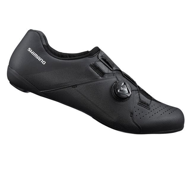 Load image into Gallery viewer, Shimano RC3 (RC300) SPD-SL Shoes, Black Wide
