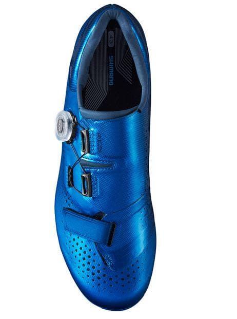 Load image into Gallery viewer, Shimano RC5 SPD-SL Shoes, Blue
