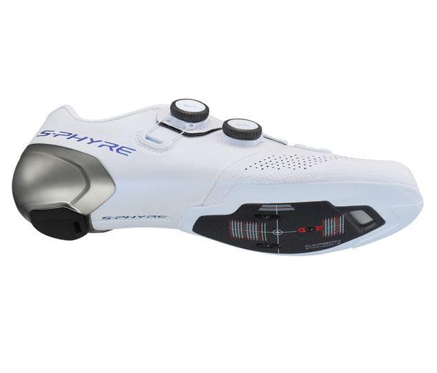Load image into Gallery viewer, Shimano S-PHYRE RC9 (RC902) SPD-SL Shoes, White, Wide
