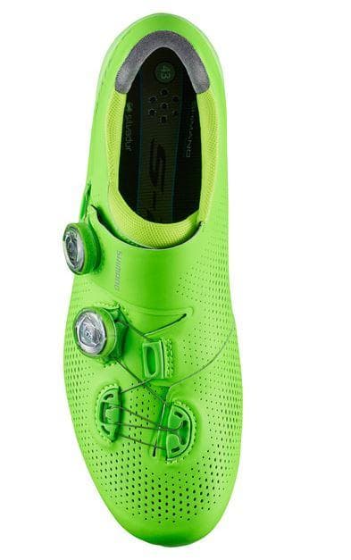 Load image into Gallery viewer, Shimano S-PHYRE RC9 (RC901) SPD-SL Shoes, Green
