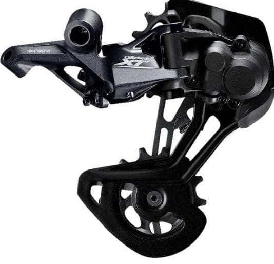 Shimano Deore XT RD-M8100 XT 12-speed rear derailleur; Shadow+ GS single