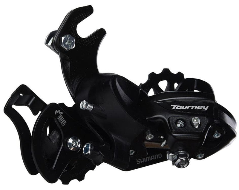 Load image into Gallery viewer, Shimano Tourney / TY RD-TY300 6/7-speed rear derailleur with mounting bracket
