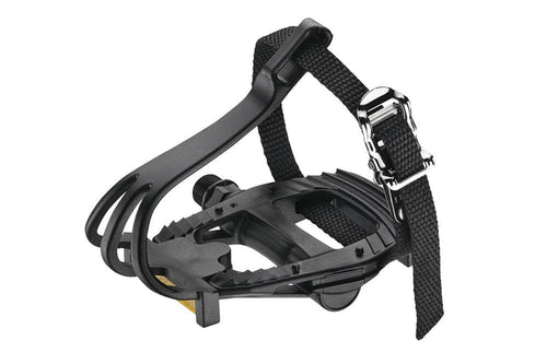 Raleigh Road Pedal & Toe Clip - 9 / 16 - Black