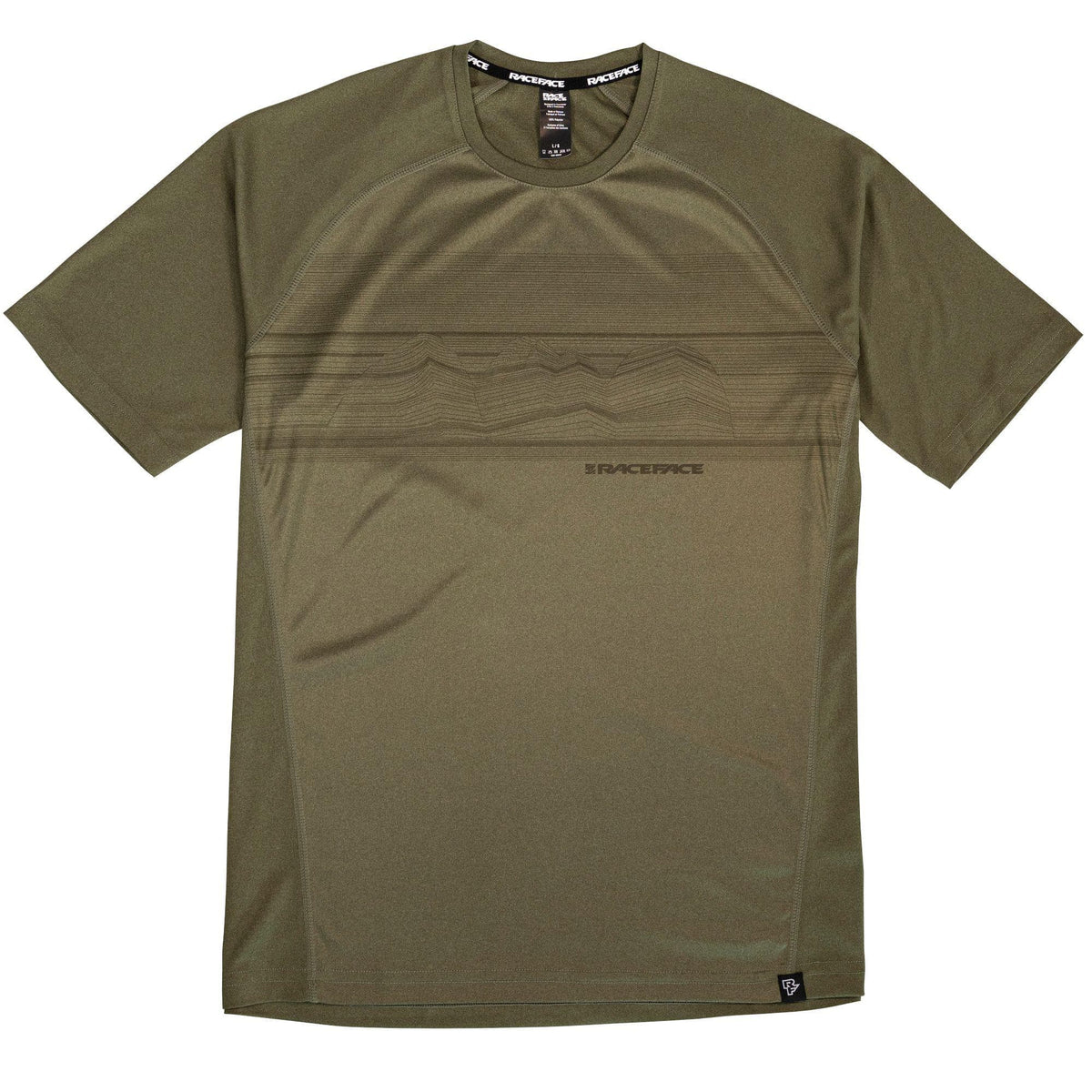 Race Face Trigger Short Sleeve Jersey 2021 Olive S