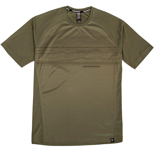 Race Face Trigger Short Sleeve Jersey 2021 Olive XL