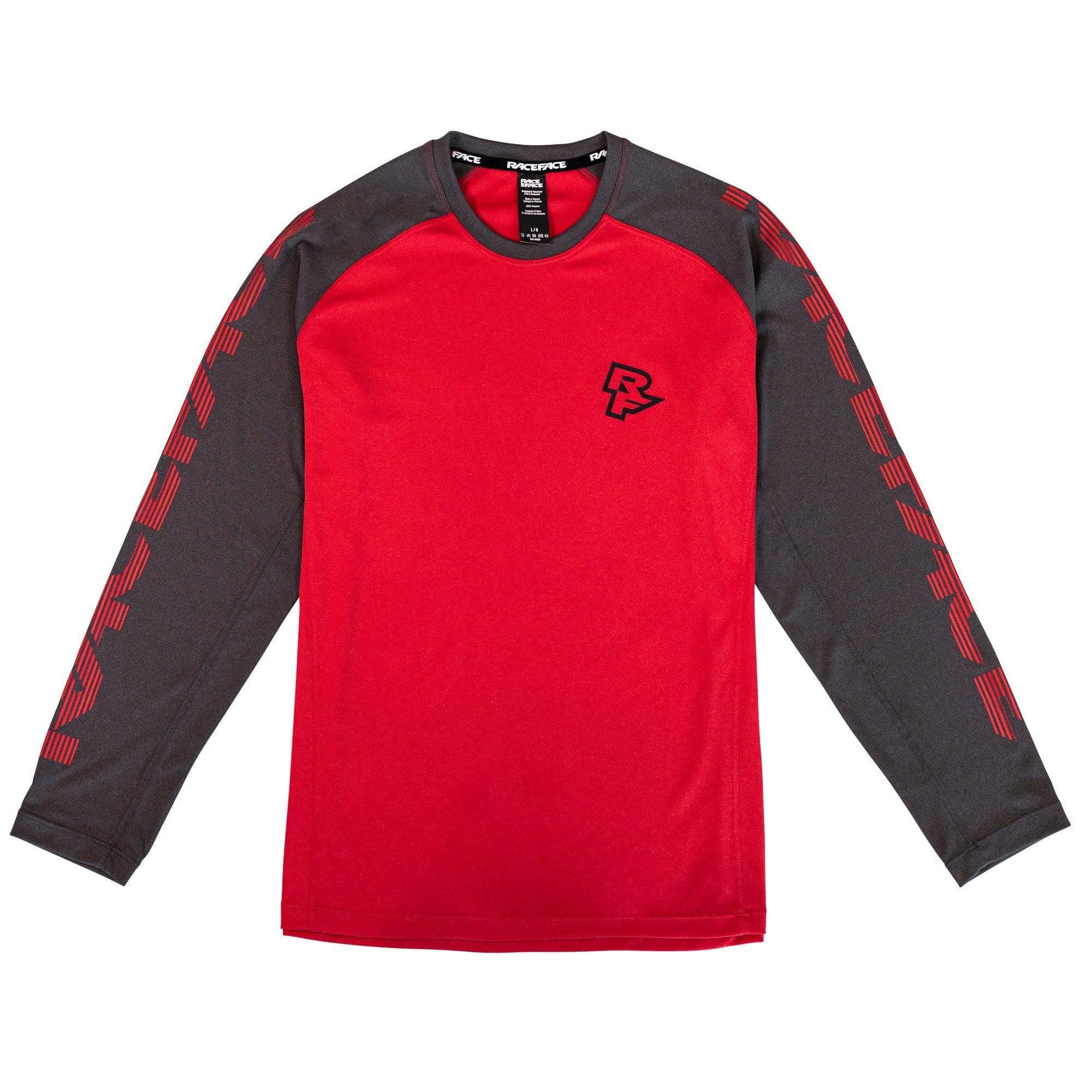 Race Face Sendy Youth Long Sleeve Jersey 2021 Rouge L