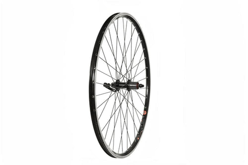 Tru-build wheels 700C Rear Wheel, Mach1 240 Rim, Black, 8/9Spd Cassette Hub ( - Rear - Black