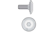 Raleigh Raleigh M8 X 19mm Bmx Crank Bolt - 19mm - Silver