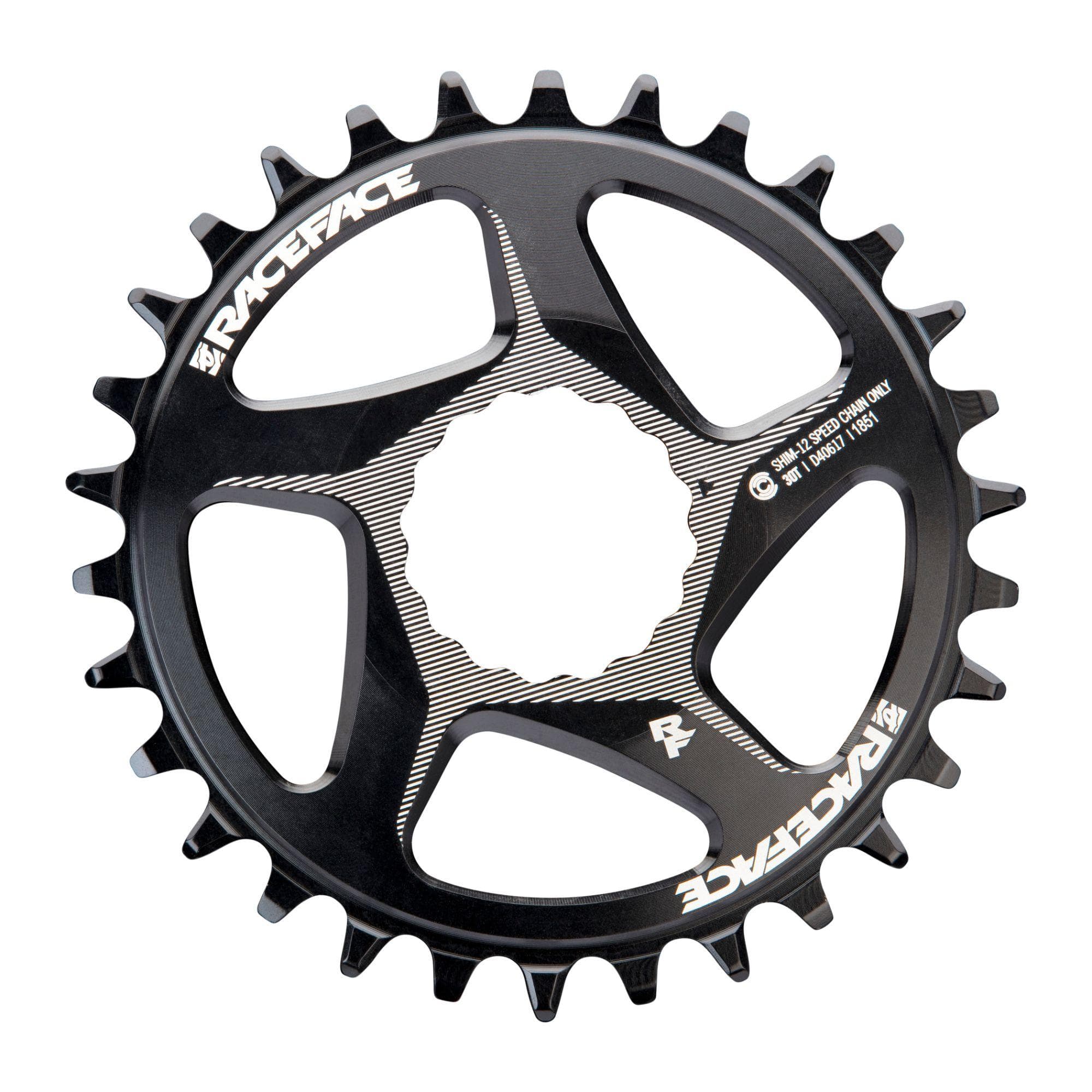 Race Face Direct Mount 12 Speed Chainring Wide Off-set 30T Black