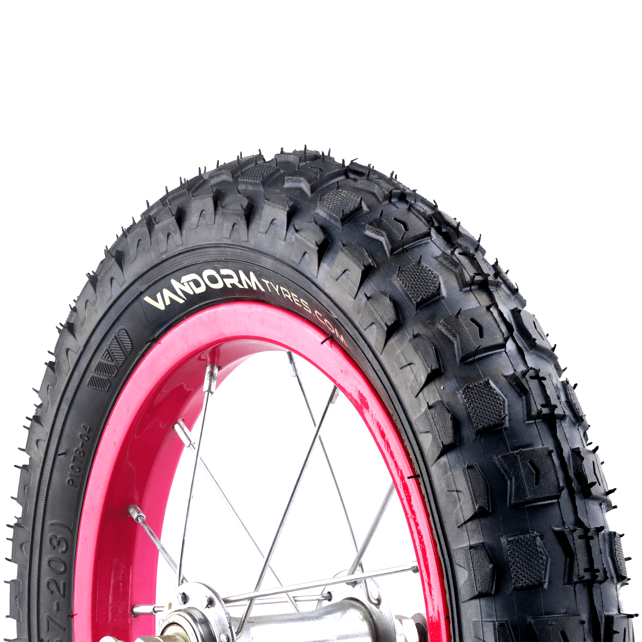 Vandorm Kids Knobbly Bike Pram Tyre - 12 1/2" x 2 1/4"