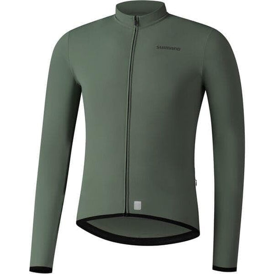 Shimano Clothing Men's Vertex Thermal Jersey; Green; Size XL