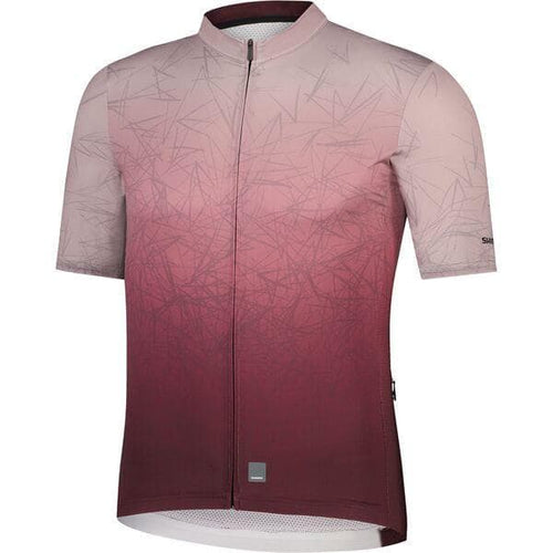 Shimano Clothing Men's; Breakaway Jersey; Plum; Size XL