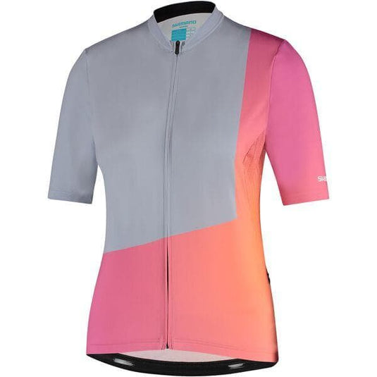 Shimano Clothing Women's; Sumire Jersey; Blue/Pink; Size S
