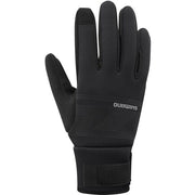 Shimano Clothing Unisex Windbreak Thermal Gloves; Black; Size L