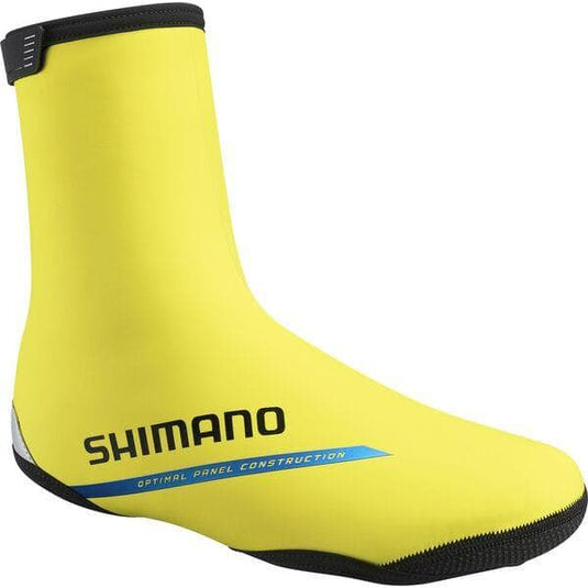 Shimano Clothing Unisex Road Thermal Shoe Cover, Neon Yellow