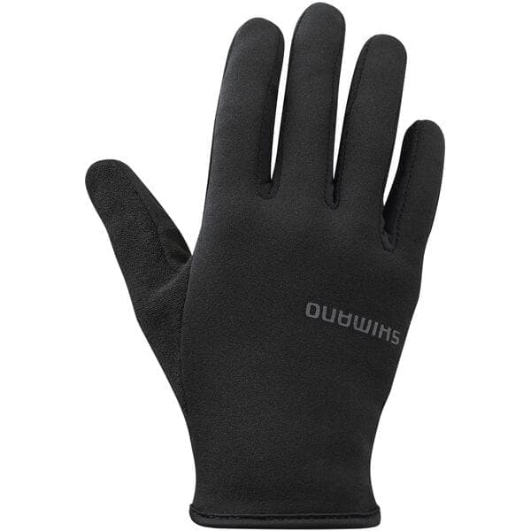 Shimano Clothing Unisex Light Thermal Gloves; Black