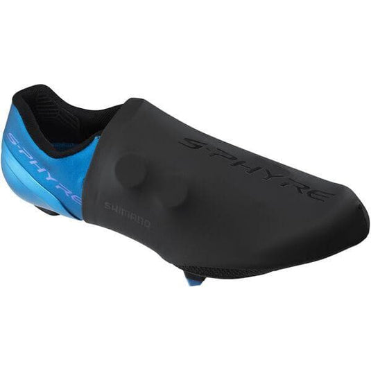 Shimano Clothing Men's; S-PHYRE Half Shoe Cover; Black; Size S (37-39)
