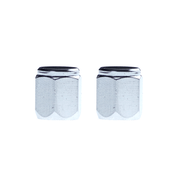 Vandorm Schrader Valve Dust Caps - Silver