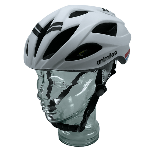 Animiles Adult Helmet White L 57 61cm BikeParts