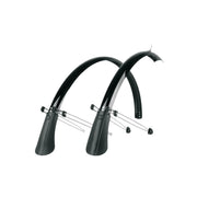 Sks Commuter Mudguard Set With Spoiler: Black 45Mm 28"
