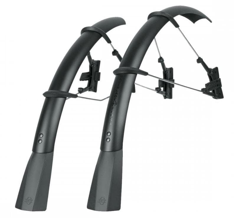 Sks Raceblade Pro Xl Stealth Series Mudguard Set: Matt Black