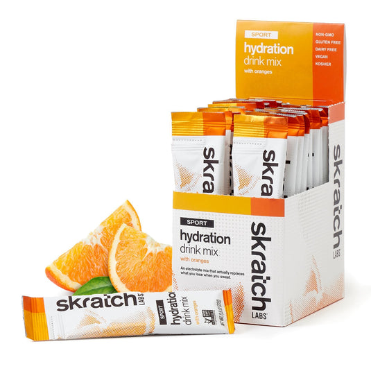 Skratch Labs Sport Hydration Mix - Box of 20 Servings - Oranges