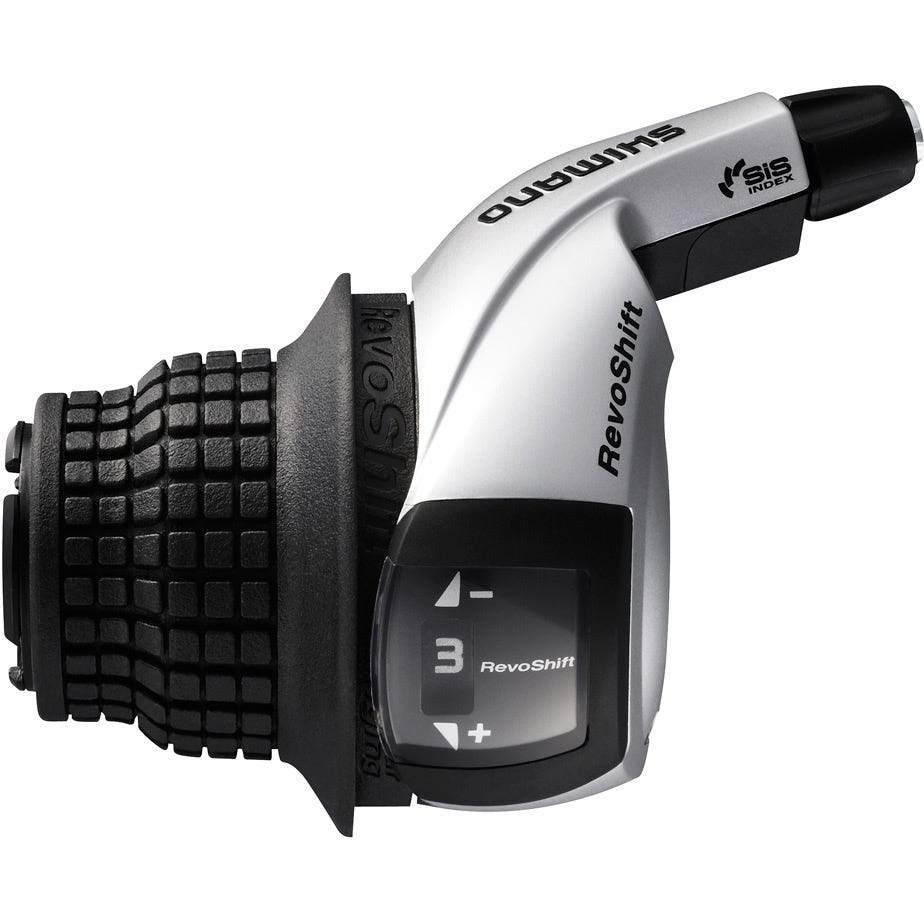 Shimano Tourney / TY SL-RS45 Revoshift; 3-speed front; left hand; with optical gear display