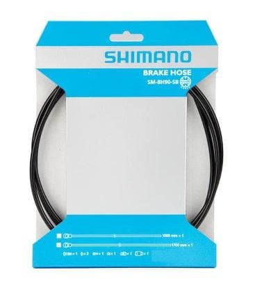 Shimano XTR SM-BH90 XTR/Xt/SLX disc brake cuttable hose; straight banjo; rear; black