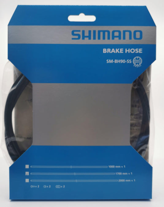 Shimano Deore SM-BH90 disc brake cuttable hose; straight; rear; black