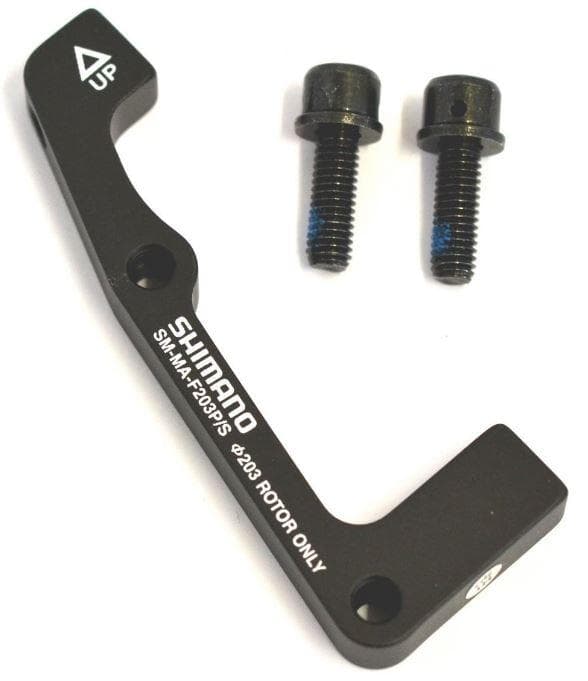 Load image into Gallery viewer, Shimano Spares SM-MAF203PS post type calliper adapter for 203 mm international standard fork
