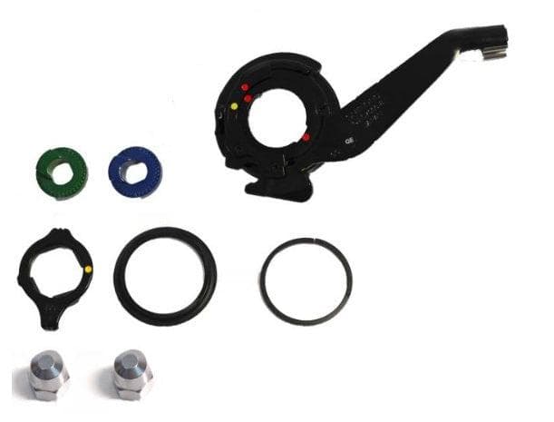 Shimano Alfine SG-S7000 Alfine hub components; non-turn washers (8R/8L); cap nuts and CJ-S7000