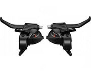Shimano Altus ST-EF41 EZ fire plus STI set for V-brakes; 3x7-speed; 2-finger lever; black