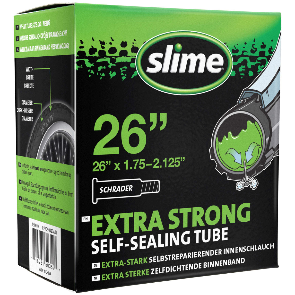 Slime Smart Tube 26x1.75/2.125 SV