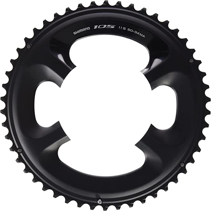 Shimano 105 FC-5800 Outer Road 4 Arm Chainrings - 11 Speed - BLACK