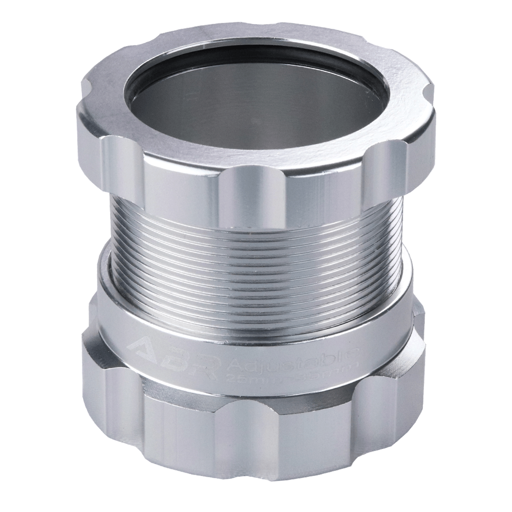 ABR Float Fully Adjustable Alloy Bicycle Headset Spacer 25mm to 35mm Silver