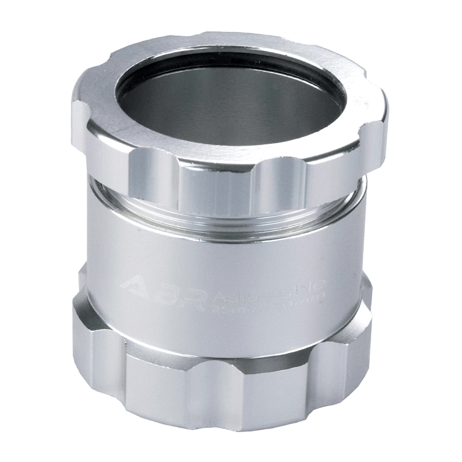 ABR Float Fully Adjustable Headset Spacer 35mm to 50mm Silver