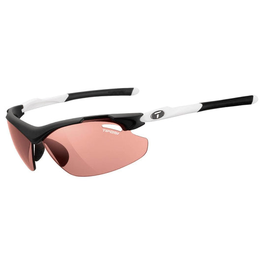 Tifosi Tyrant 2.0 Black/White Fototec Hs Red Lens Sunglasses 2018: Black/White