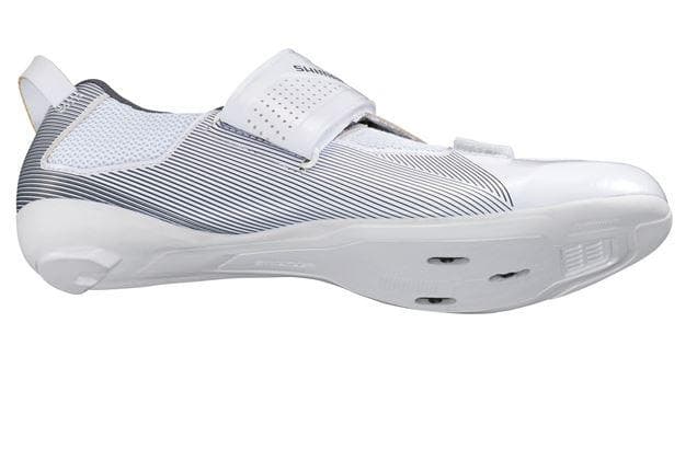 Load image into Gallery viewer, Shimano TR5 (TR501) SPD-SL Shoes, White
