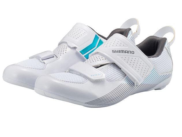 Load image into Gallery viewer, Shimano TR5W (TR501W) SPD-SL Women&#39;s Shoes, White
