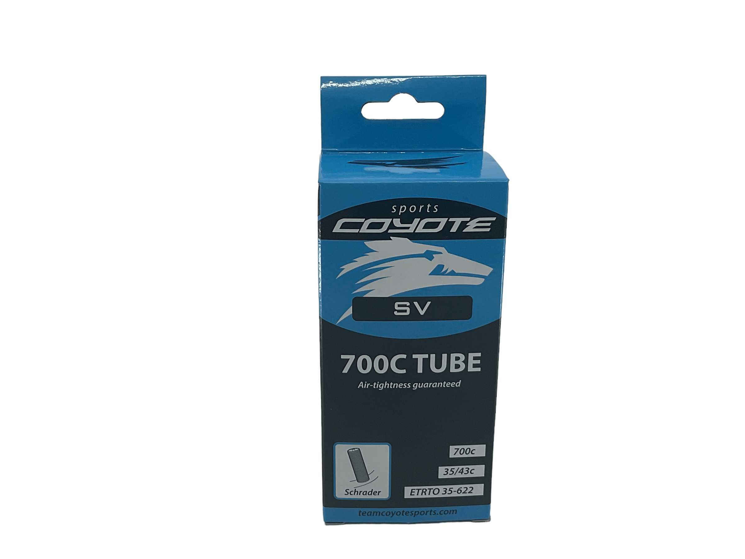 Coyote 700c x 35/38c Schrader Valve Bicycle Inner Tube