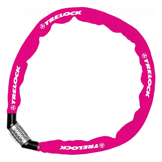 Trelock Chain Lock BC115 60cm x 4mm Combo Pink