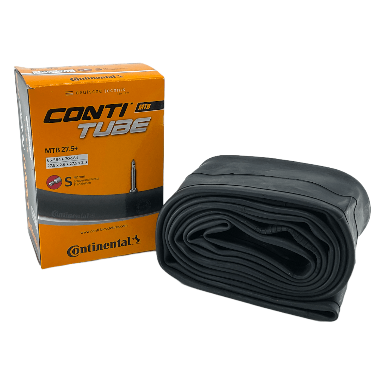 Continental MTB Inner Tube 27.5" x 2.60" - 2.80" Presta 42mm Valve