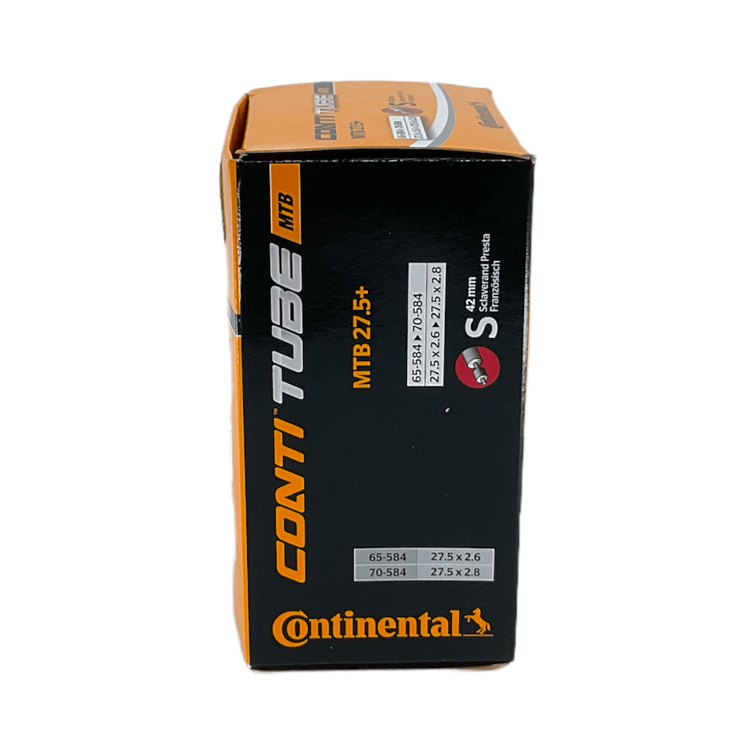 Continental MTB Inner Tube 27.5" x 2.60" - 2.80" Presta 42mm Valve