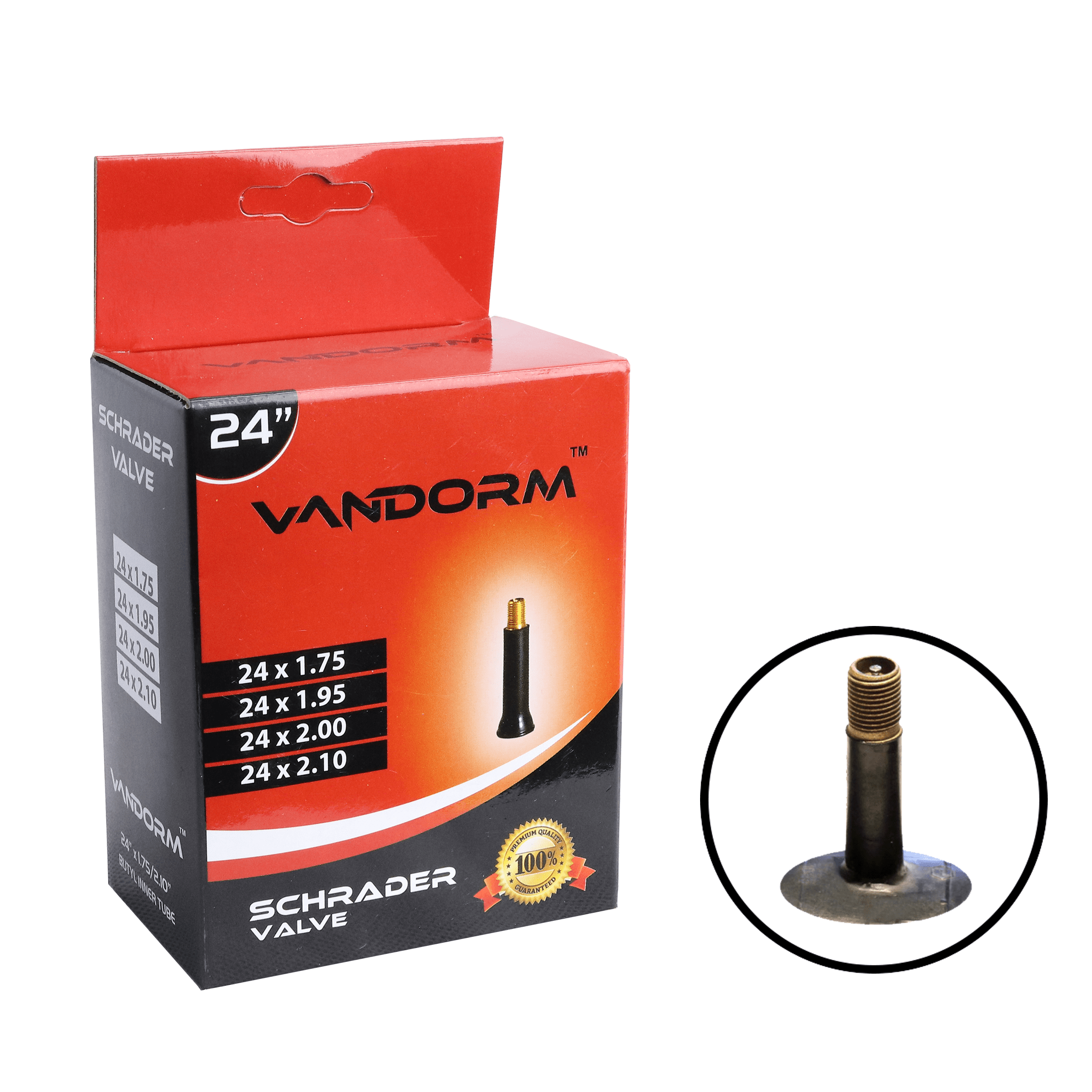 Vandorm 24" Inner Tube - Schrader Valve