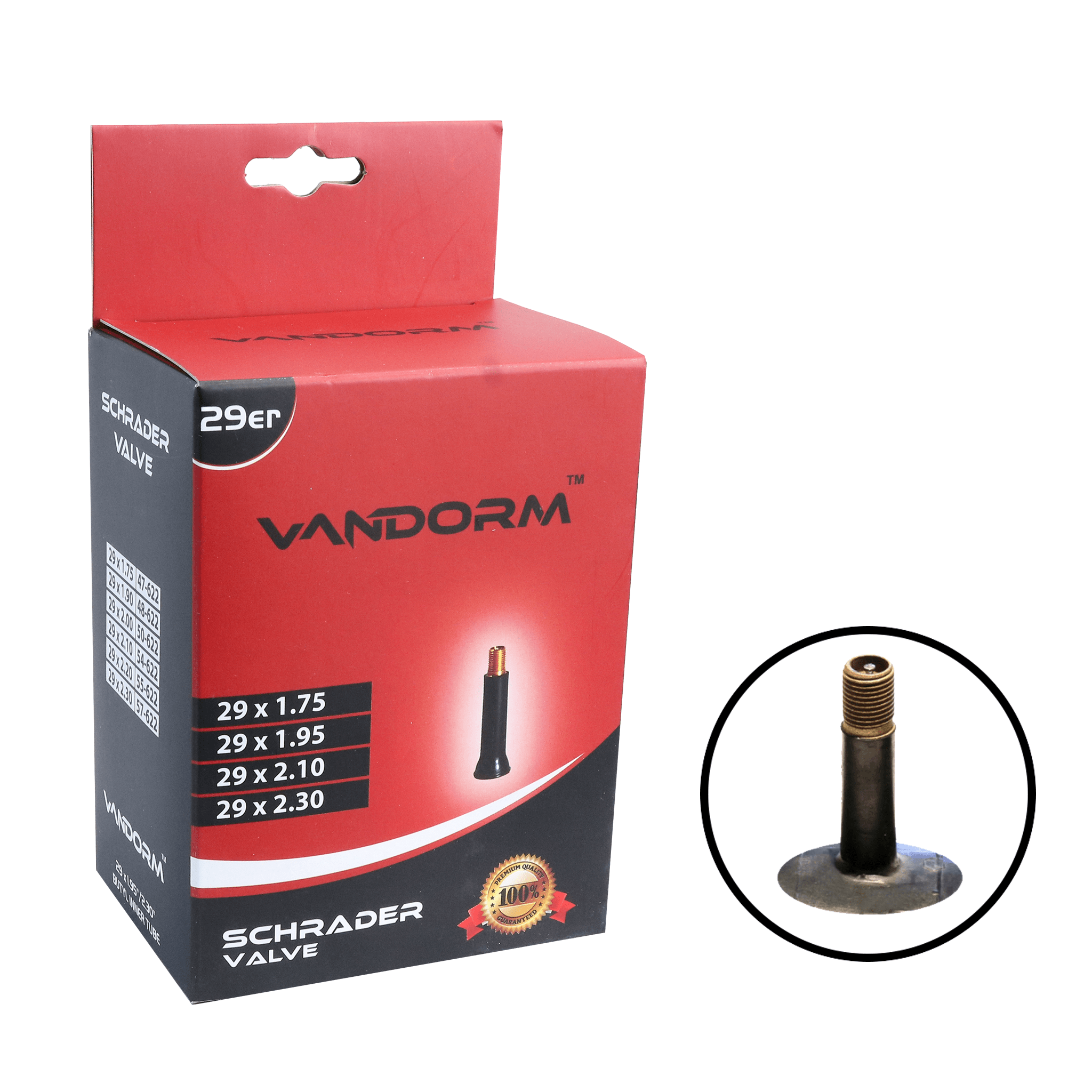 Vandorm 29" Inner Tube - Schrader Valve
